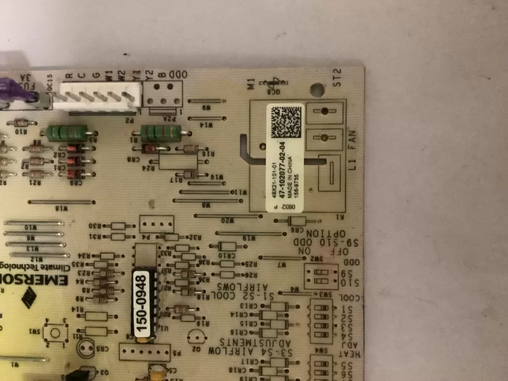 Rheem Air Handler Control Board 47-102077-02-04 156-9735 AZ102379 | AV1339