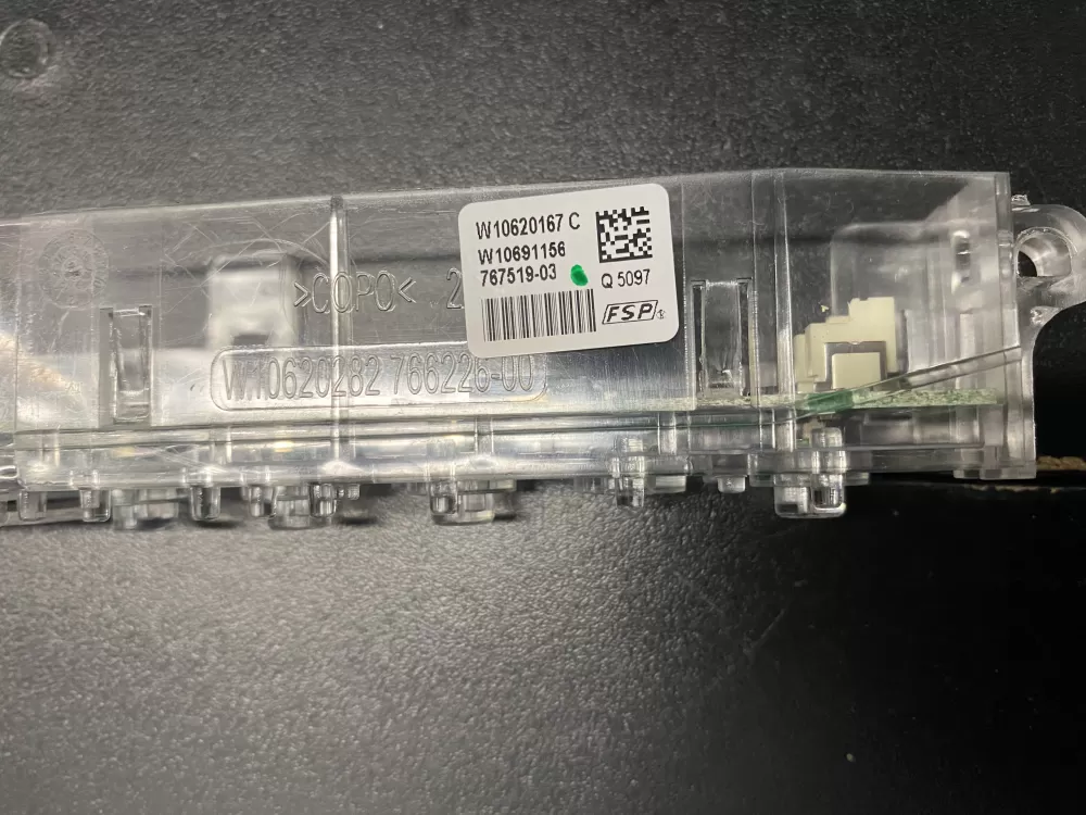 W10605175 Dishwasher Control Board User Interface W10620167 AZ10555 | BK1454