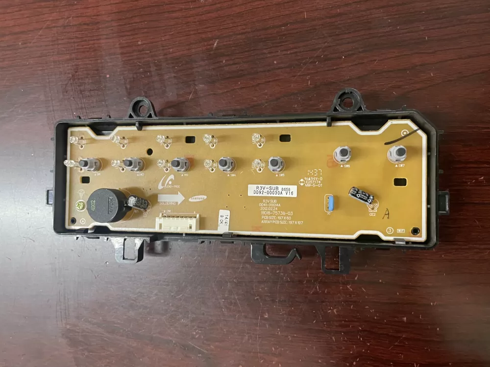 Samsung Dd61 00405a Dishwasher Control Board Display AZ88225 | KM854