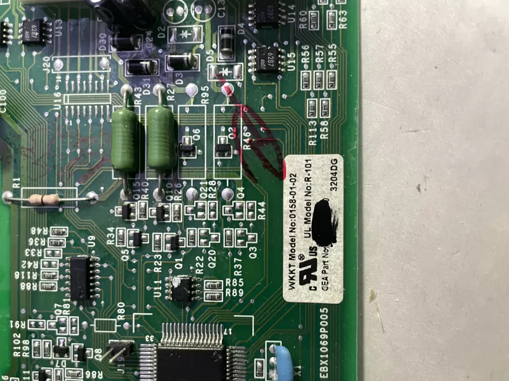 GE 200D4852G010 EBX1069P005 Refrigerator Control Board AZ197216 | Wm2737