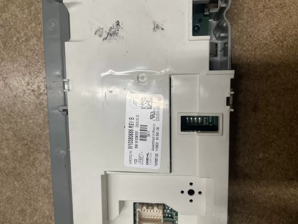 KitchenAid AP6020666 W10195347 W10195348 Dishwasher Control Board AZ2138 | KM643