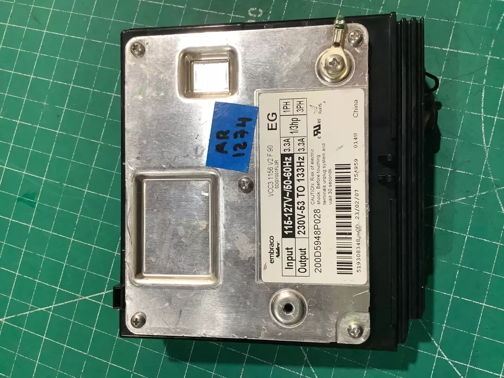 GE 200D5948P028 Refrigerator Control Board Inverter AZ227644 | AR1274