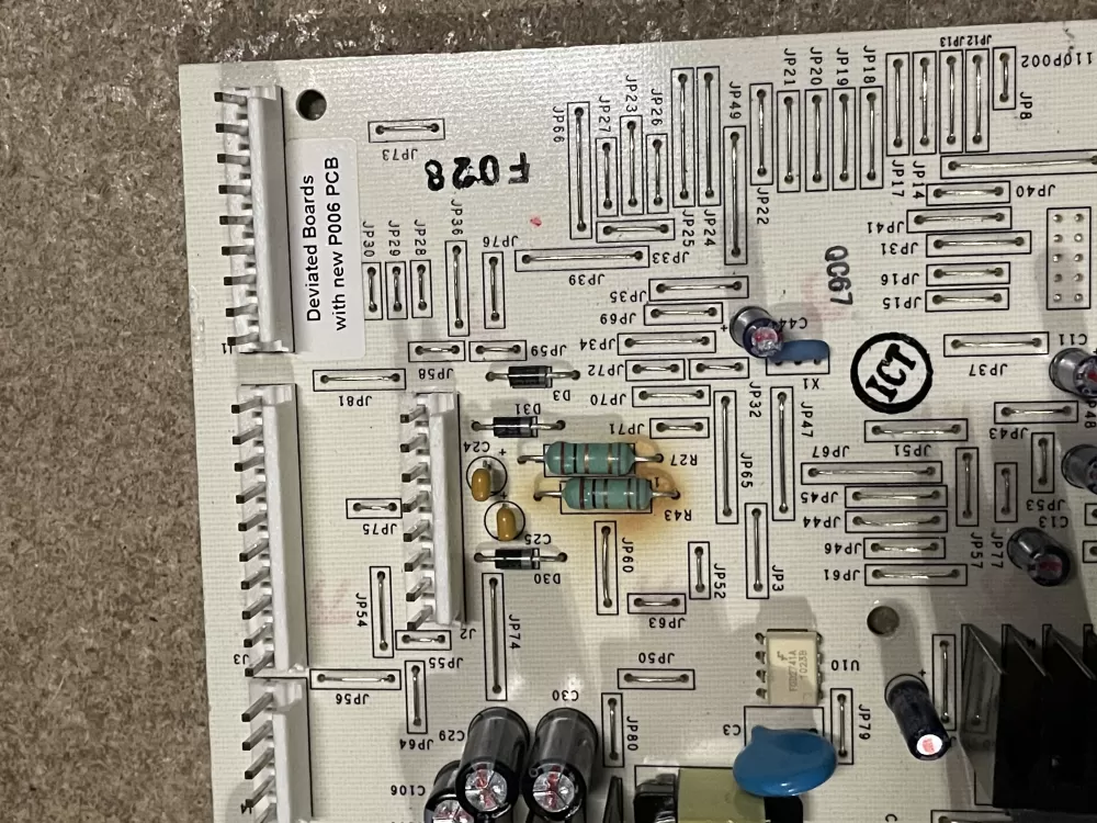 GE 200D6221G030 WR55X24347 AP5970765 Refrigerator Board Control AZ26868 | KM260