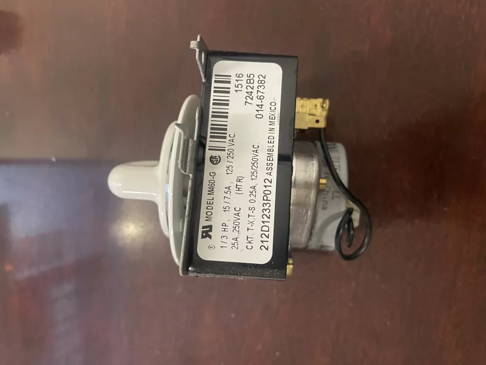 GE 212D1233P012 WE4M364 Dryer Timer