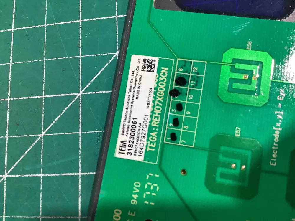 GE Hotpoint WB27T11009 164D7927G001 Range Control Board Panel AZ148653 | NR2488