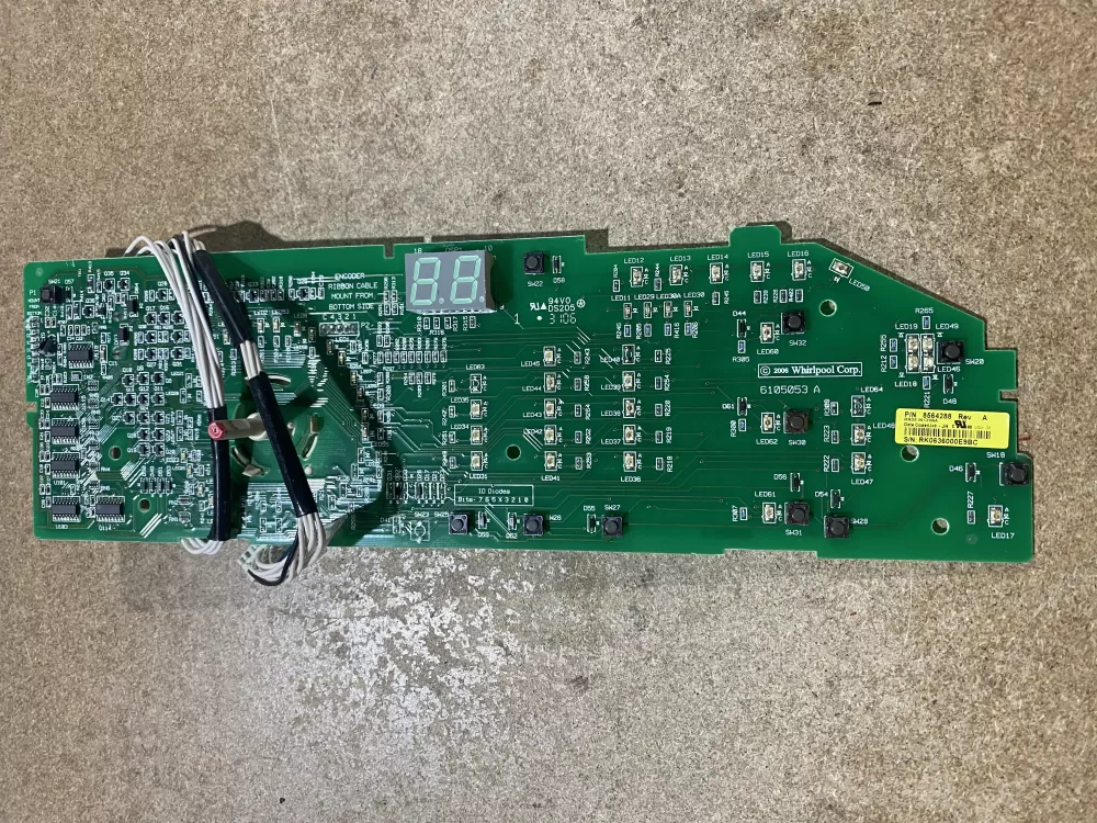 Whirlpool AP6013318 8564288 8564288R Washer Control Board AZ72212 | BK1466