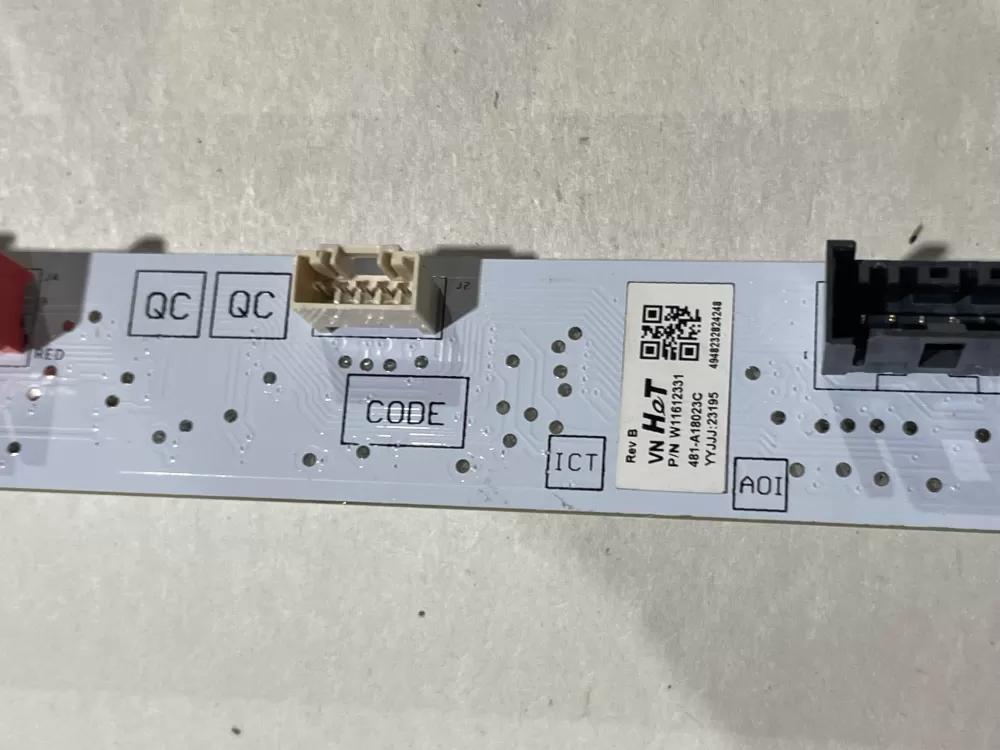 Whirlpool W11612331 Washer Touch Sensor Control Board AZ186084 | KM651