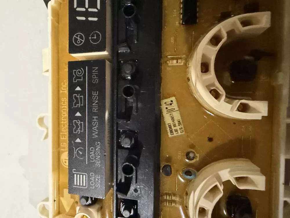 LG washer user interface display control board AZ228107 | KMV124