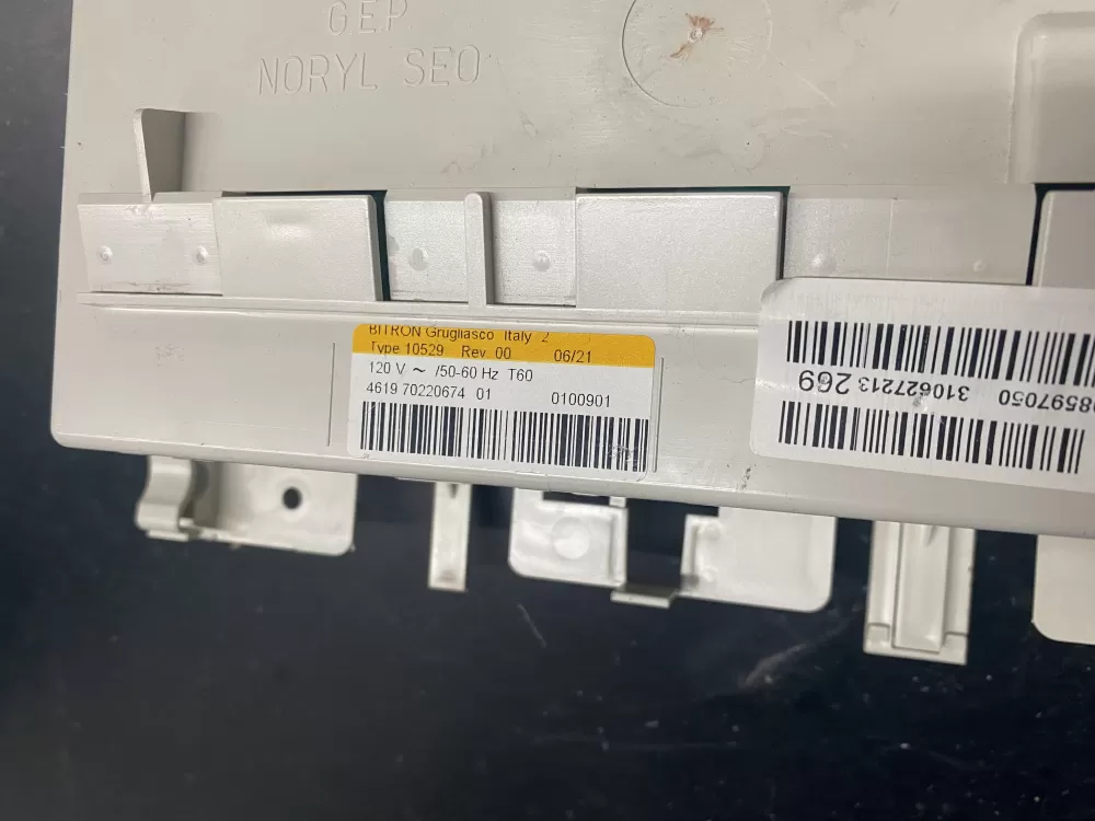 Whirlpool 4619 70220674 01 Washer Control Board CCU AZ22662 | BKV202