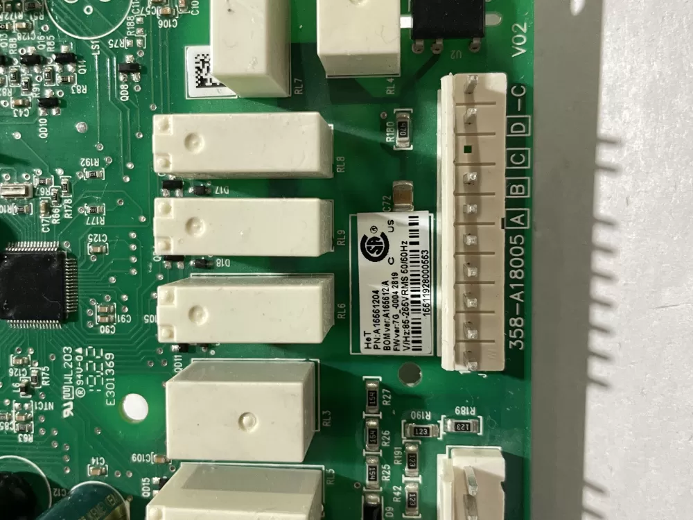 Frigidaire A16561204 Refrigerator Board AZ184643 | Wm394