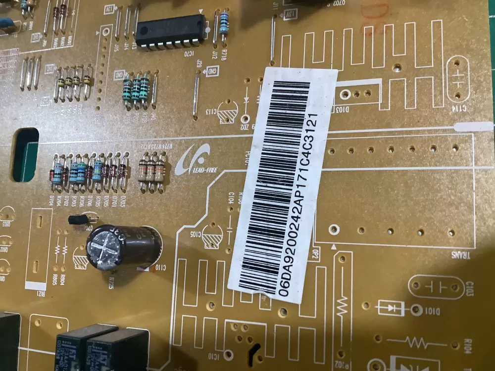 Samsung DA92 00242A Refrigerator Control Board AZ150611 | NR2494