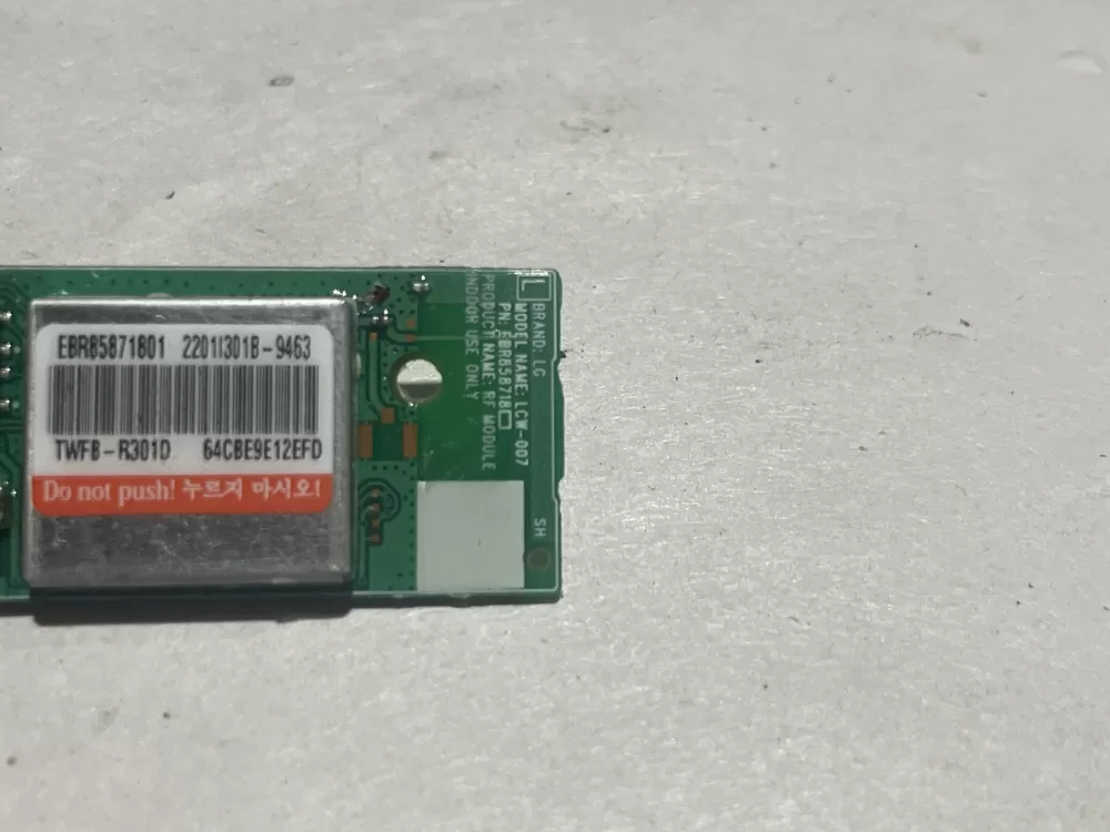 LG AGL75675201 EBR81815701 Dishwasher Control Panel AZ140068 | Wm1728