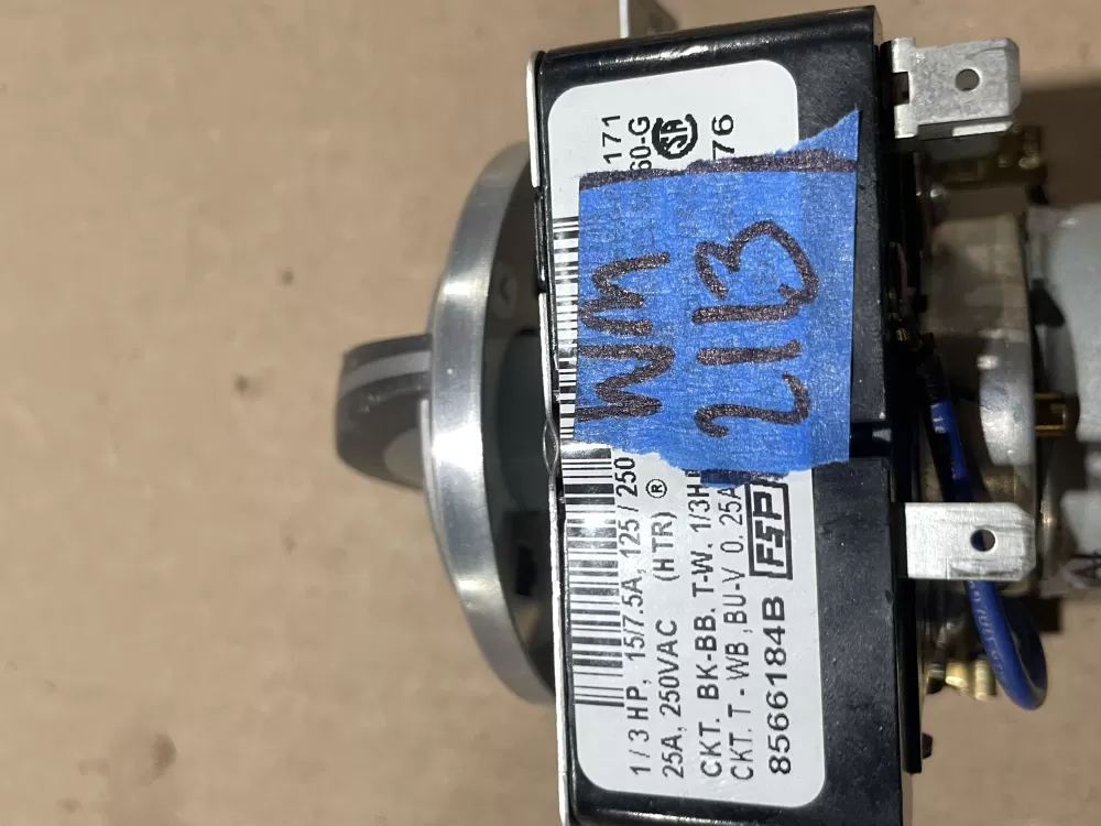 Maytag 8566184B Dryer Timer AZ65652 | Wm2113