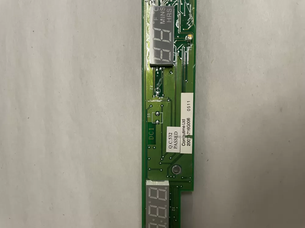 GE WR55X10389 Refrigerator User Interface Control Board AZ203806 | KM643