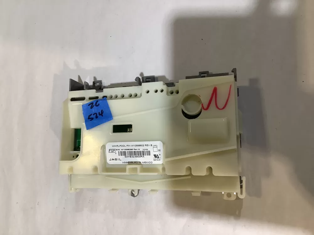 Whirlpool W10598286 Dishwasher Control Board AZ232238 | ZC524