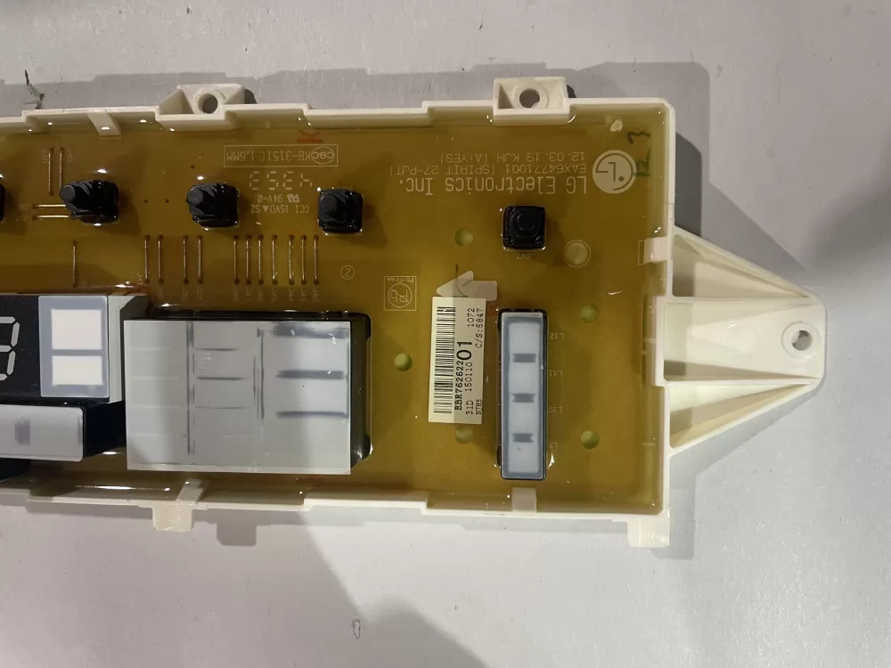 LG EBR76262201 EBR75446006 Washer Control Board AZ203000 | KMV864
