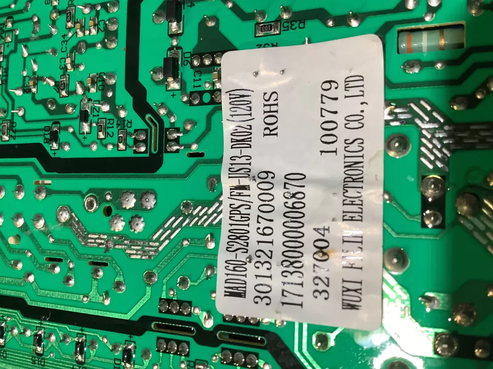 Midea Washer Control Board 17138000006870 AZ130905 | NR2336