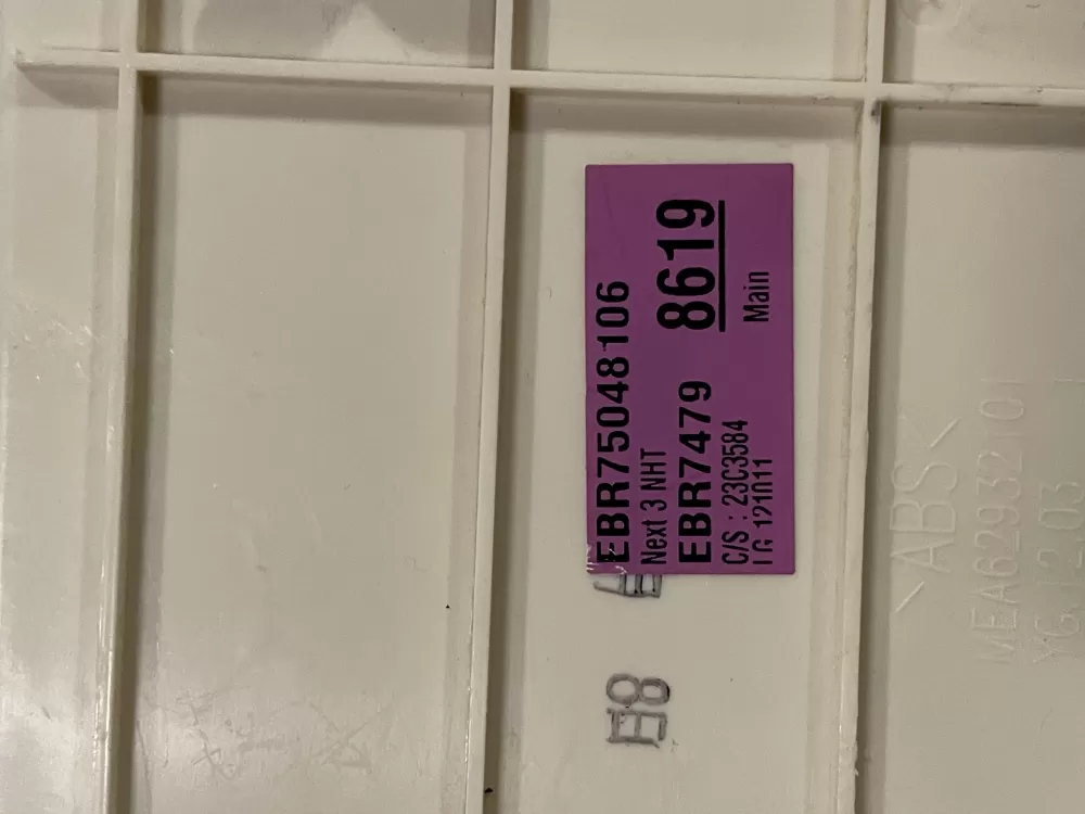 LG EBR75048106 Washer Control Board Ebr74798619 AZ27098 | WMV348