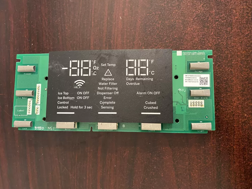 GE WR55X41025 197D8542G002 WR55X30486 Refrigerator Control Board Dispenser
