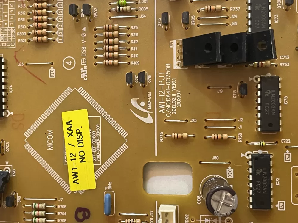 Samsung DA92 00384E Refrigerator Control Board AZ143561 | KM2414