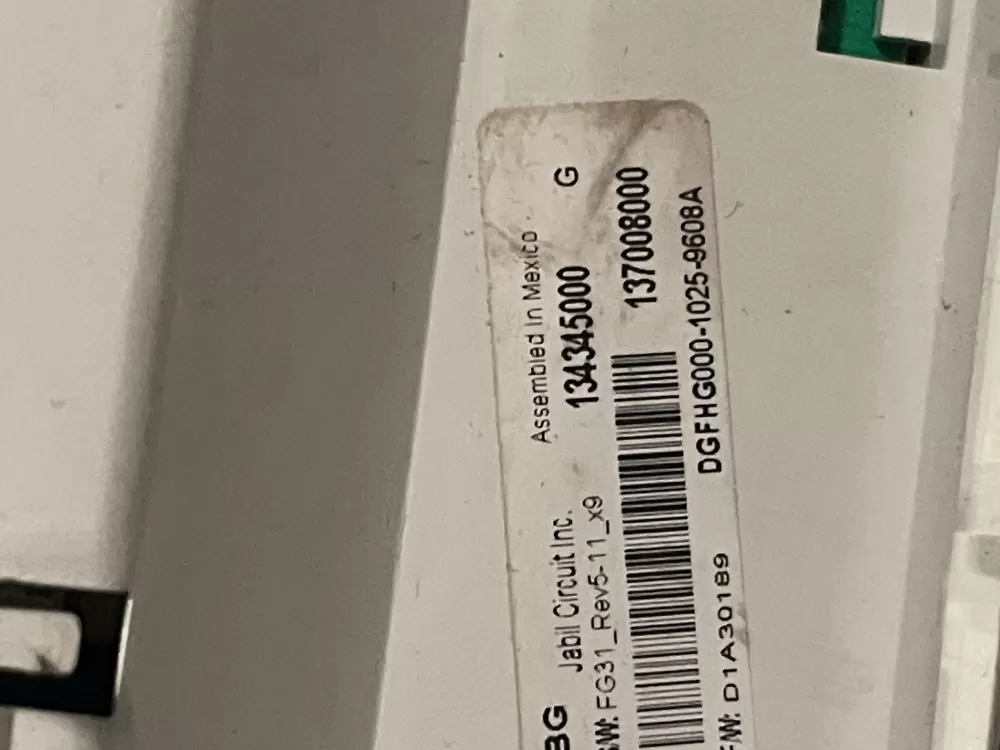 Frigidaire 134345000 Dryer Control Board AZ26483 | WMV131