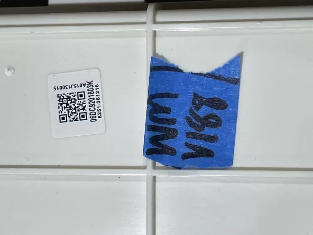 Samsung DC94-06598A DC92-01803K Washer Control Board AZ92522 | Wmv188