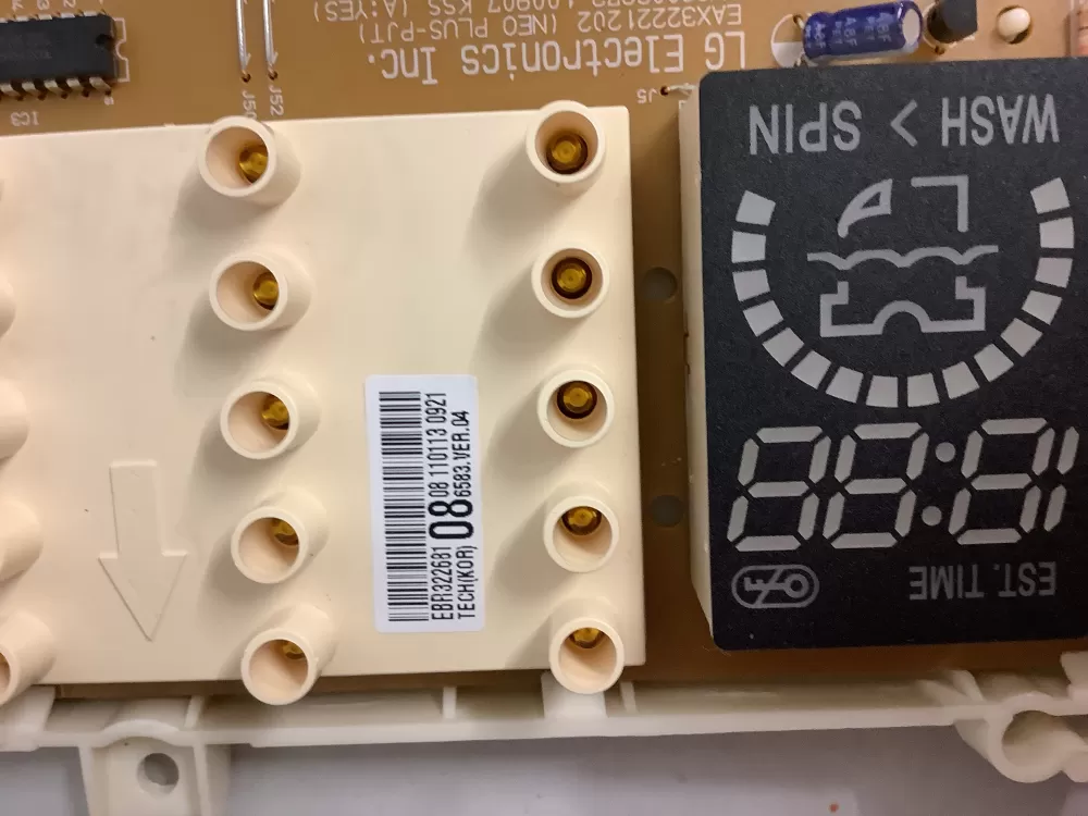 LG EBR32268108 Washer Control Board AZ212462 | ZCV942