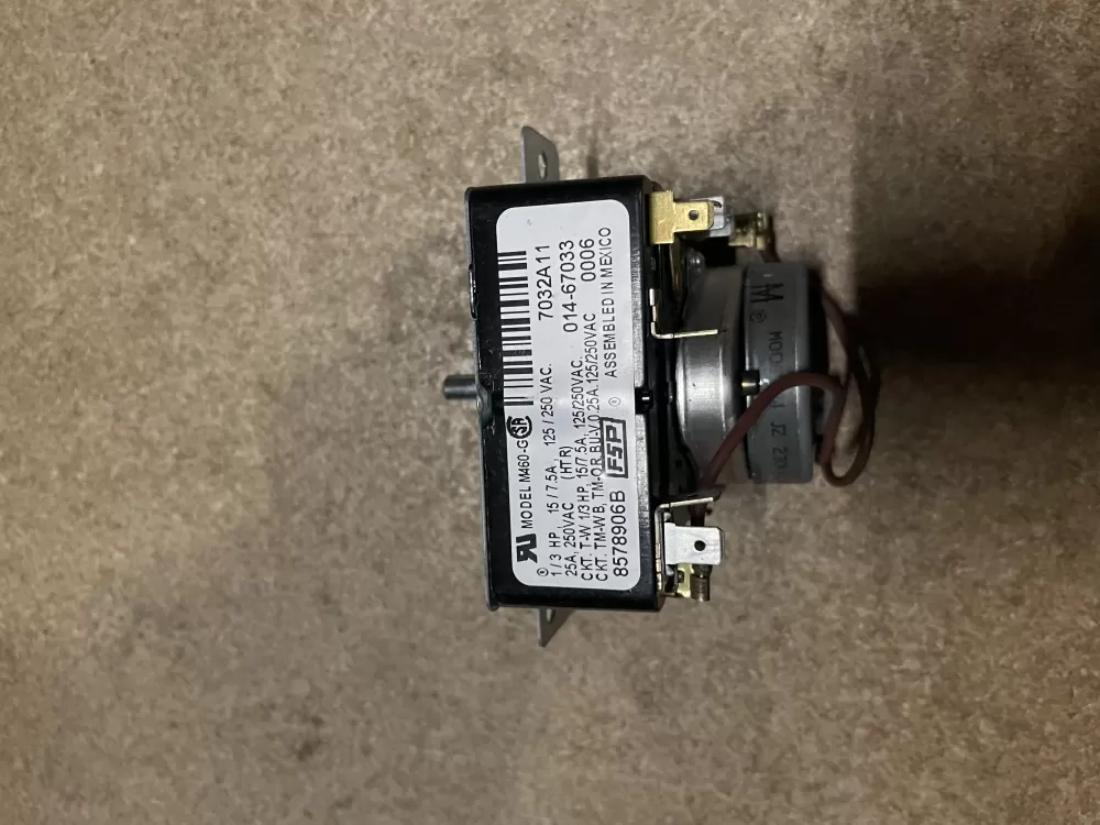 Whirlpool 8578906B PD00006074 WP8578906 8578906 1201611 AP3892592 PS1488213 EAP1488213 Dryer Timer