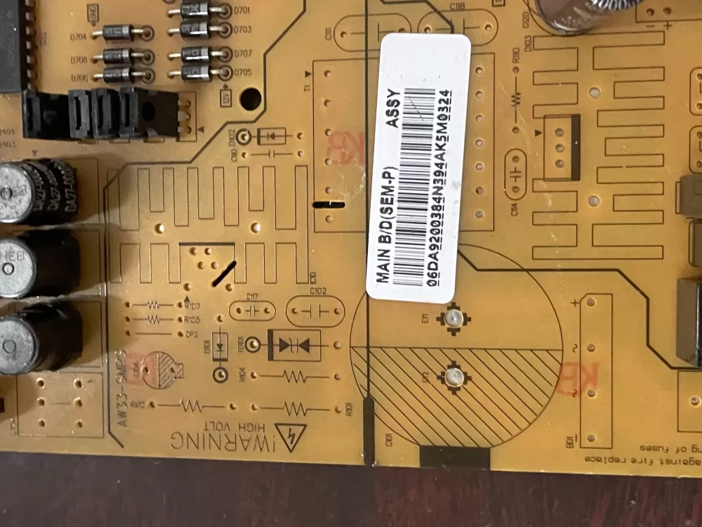 Samsung DA92 00384N Refrigerator Control Board AZ41584 | KM1726