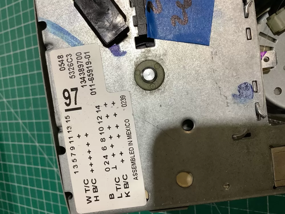 Frigidaire Electrolux AP3725372 1057066 134389700 Washer Timer AZ162689 | ZC268