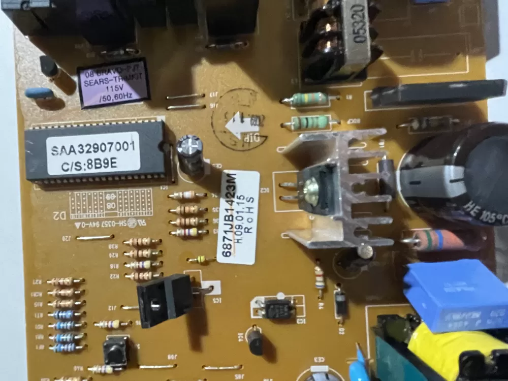 LG 6871JB1423M Refrigerator Control Board AZ227807 | Wm1898