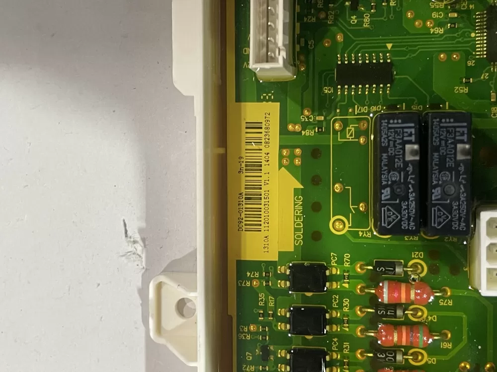 Samsung DC92-01310A Dryer Control Board AZ203031 | KM968
