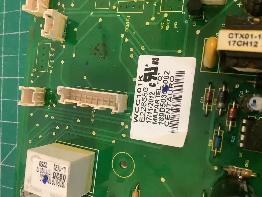 GE 189D5035G002 WH12X20274 Washer Control Board AZ206709 | NR1780