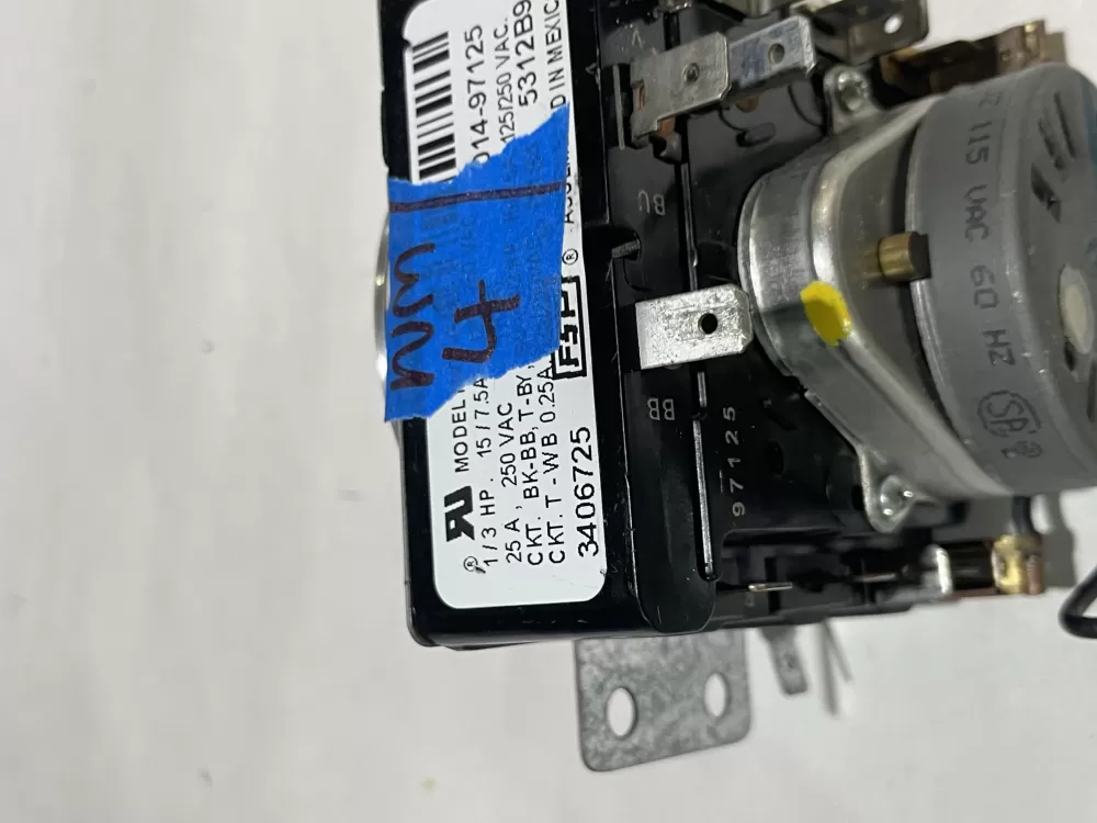 Whirlpool Maytag Amana AP6008573 3406725 WP3406725 Dryer Timer AZ156346 | Wm4