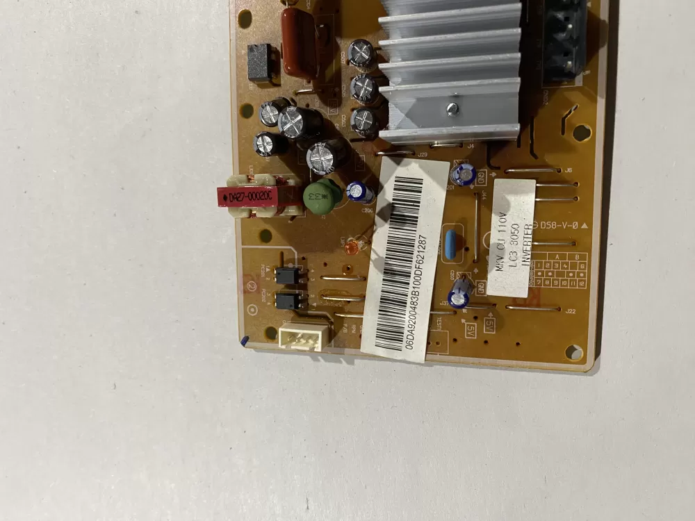 Samsung DA92-00483B Refrigerator Control Board Inverter AZ185958 | BK2725