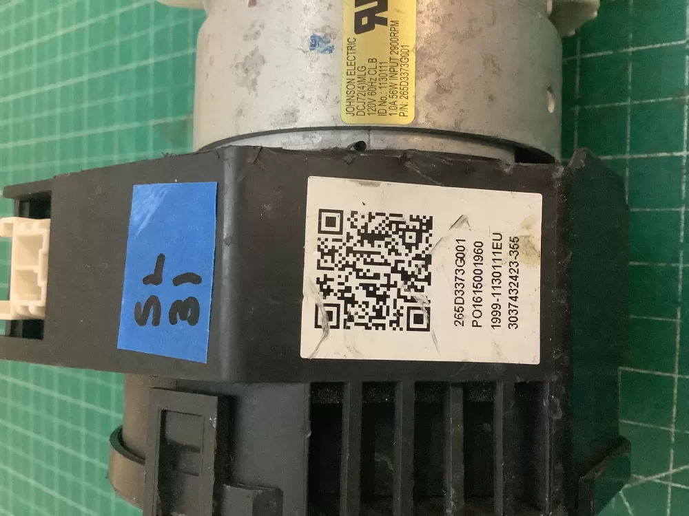 GE 265D3373G001 Dishwasher Drain Pump Motor AZ221513 | SLA31