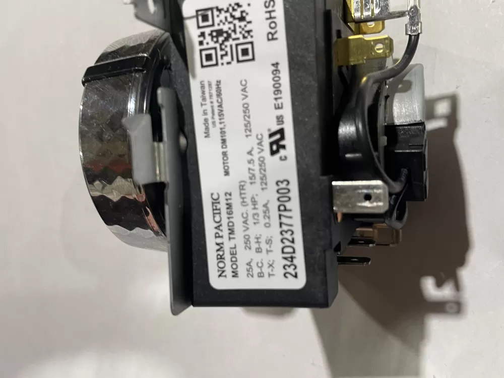 Whirlpool Dryer Timer 234D2377P033 AZ185553 | Wm418