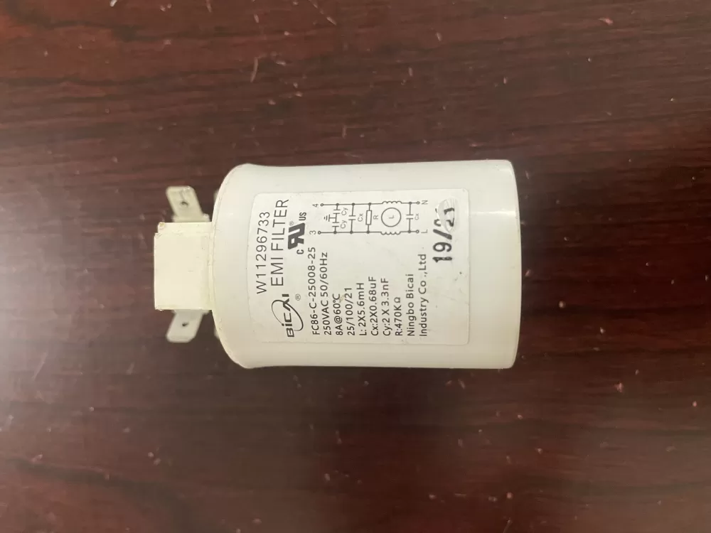 Whirlpool W11296733 W11638178 Washer Control Board Emi Filter AZ67330 | KM1689