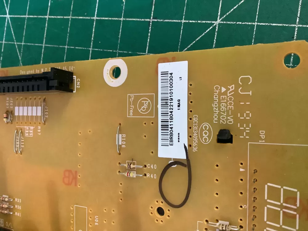 LG Kenmore EBR80411804 AP7223334 Microwave Control Board Panel AZ187569 | NR2750