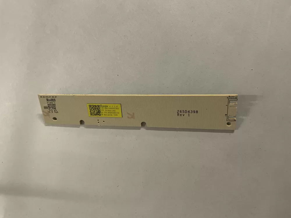 GE Dishwasher Control Board 265D4398G100 AZ144544 | KM2423