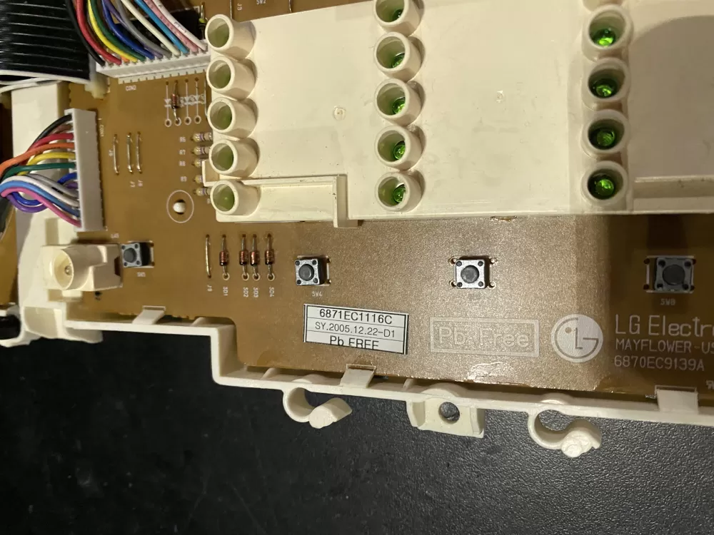 LG 6870EC9139A 6871EC1116C Washer Control Board AZ25273 | BKV272