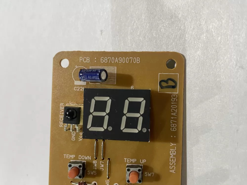 LG 6871A20193B Air Conditioner Control Board AZ183520 | Wm2703