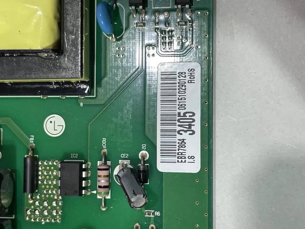 LG EBR78643405 CSP30020854 Refrigerator Control Board AZ147713 | Wmv765