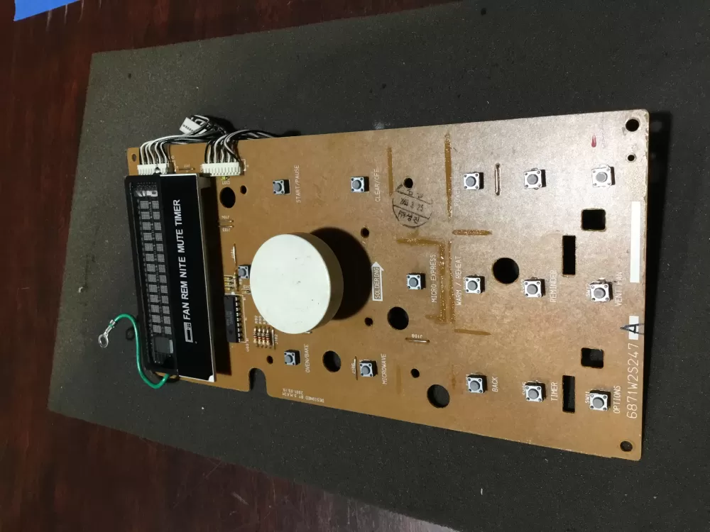 GE 6871W2S247A 6870W2A247A Microwave Control Board AZ88410 | NR1144