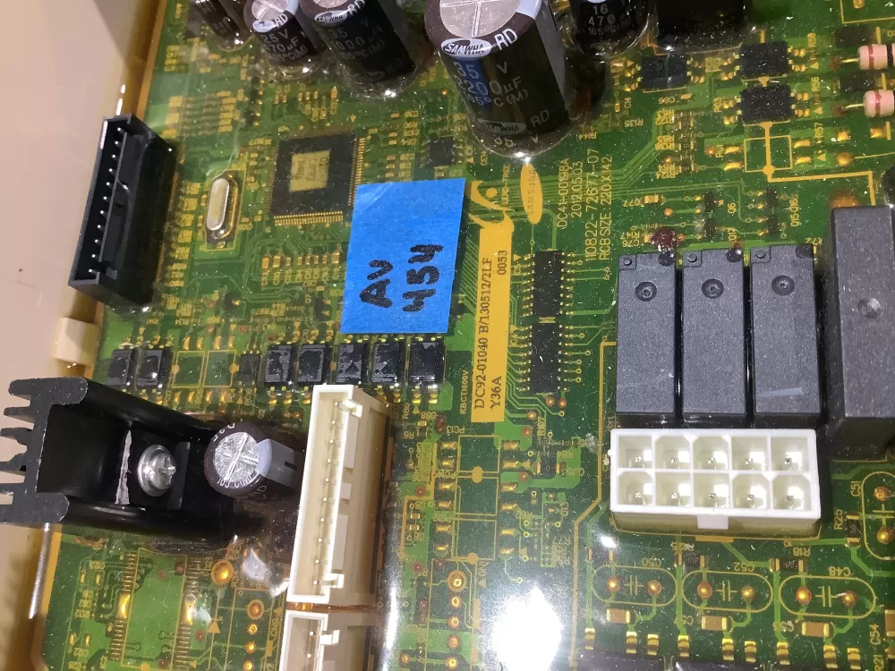 Samsung DC92-01040B Washer Control Board PCB AZ185697 | AV454