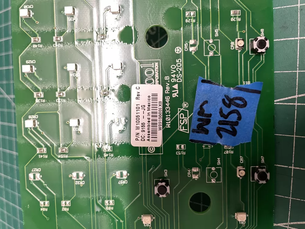 Maytag W10051101 W10051111 WPW10051111 Washer WP Control Board AZ206023 | Wm2158