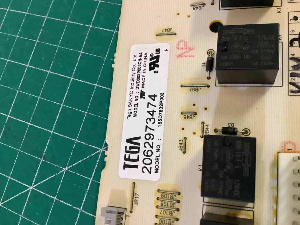 GE Power Dishwasher Control Board 165D7802P003 WD21X10247 AZ203389 | NR329