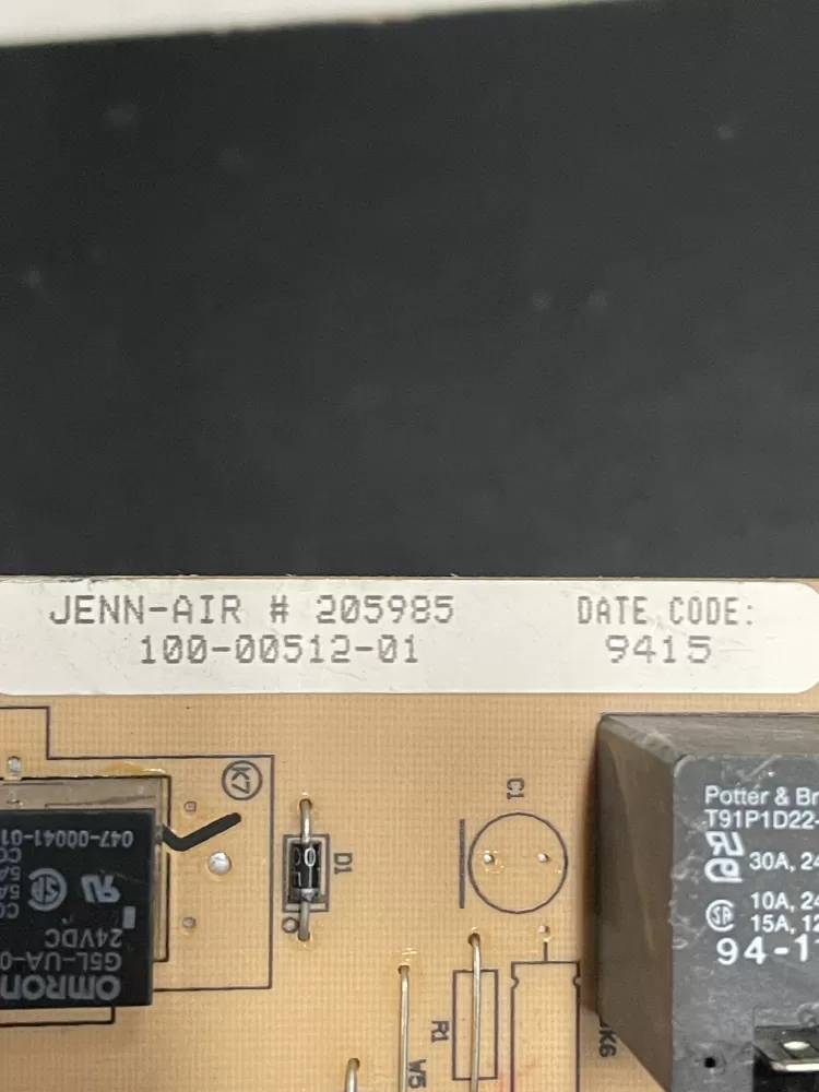 Frigidaire Jenn-Air 100-00512-01 Oven Relay Control Board AZ21670 | WM1173