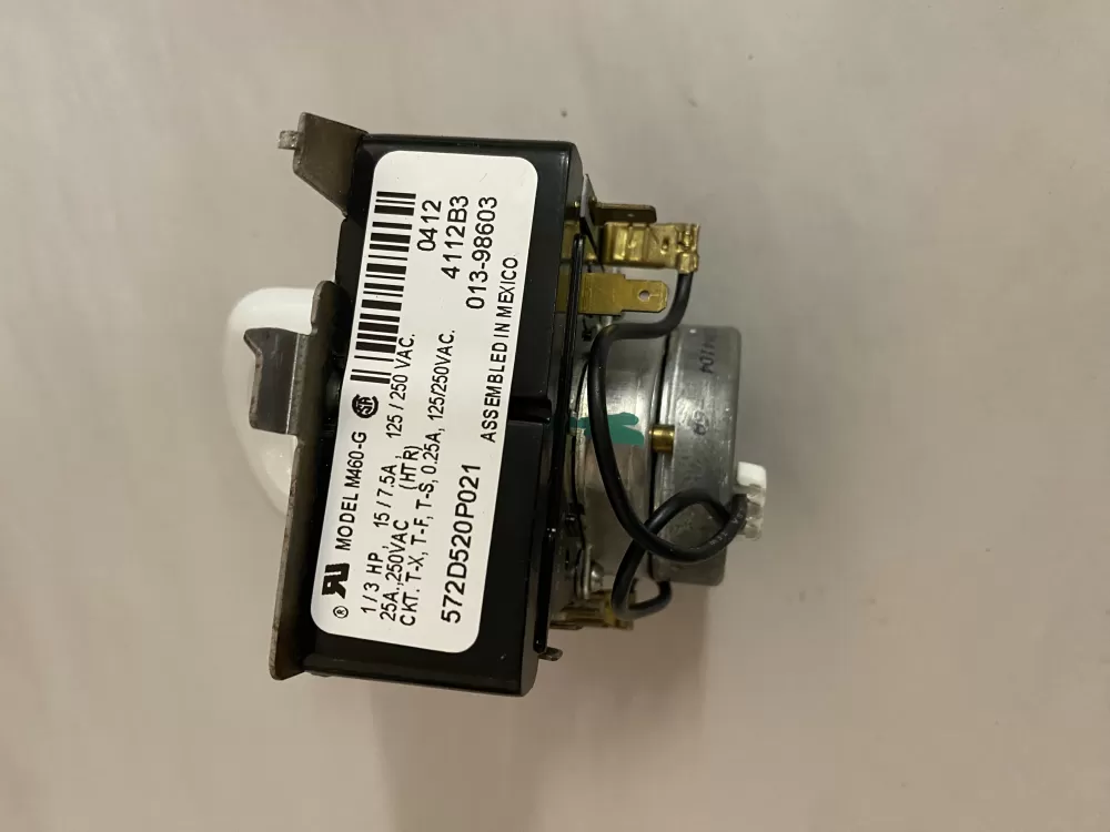 GE 572D520P021 WE4M271 Dryer Timer