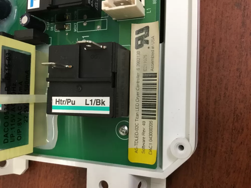 Maytag 6 3902130 63902130 Dryer Control Board AZ34892 | NR502